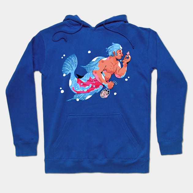 Shell Merman Hoodie by Bruno Freire